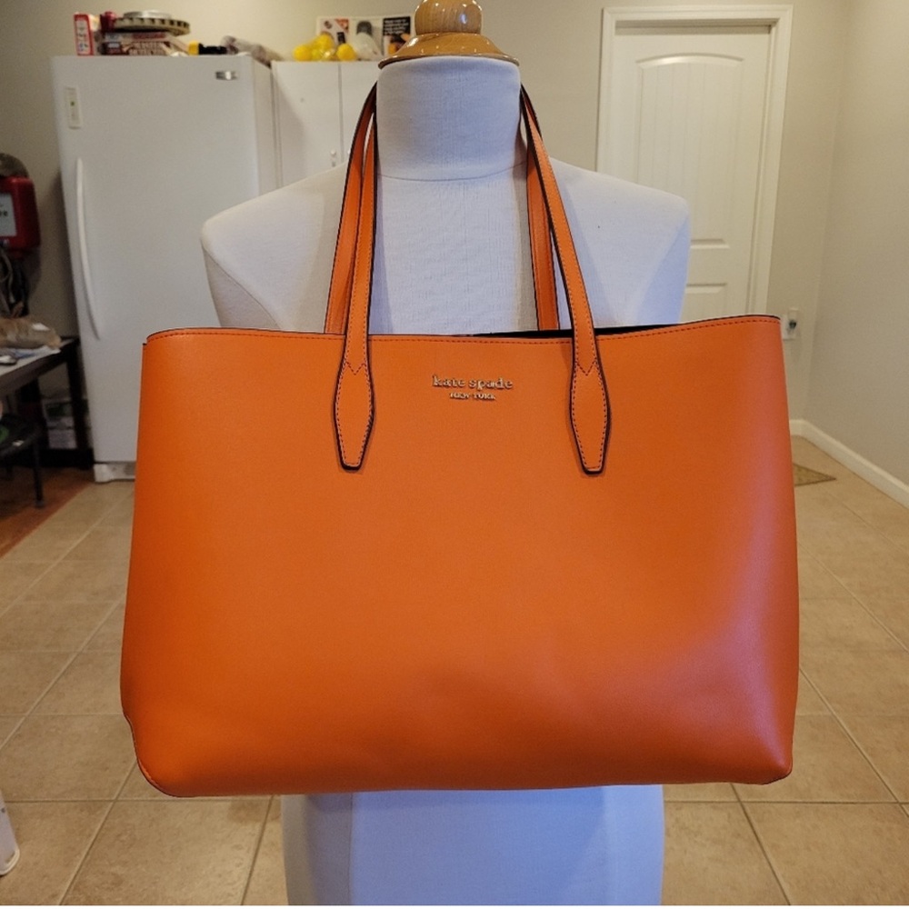Kate Spade Bright Orange Tote Bag
